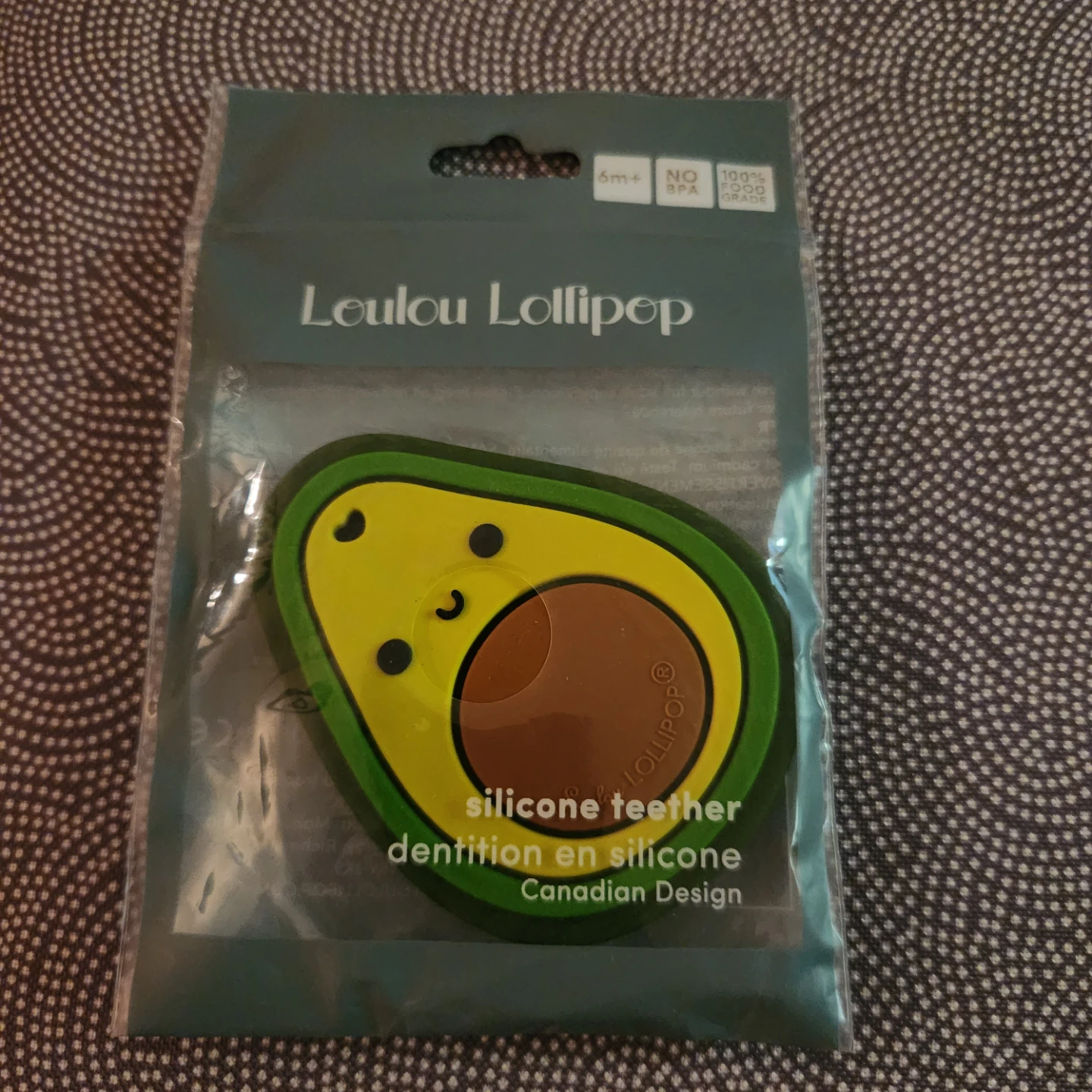 Loulou Lollipop Avocado Silicone Teether ⚽