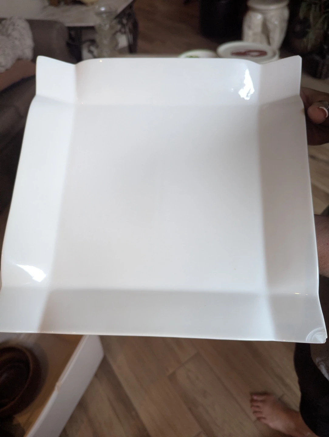 Assorted Ceramic Lidded Bowls and Serving Platter - photo 3