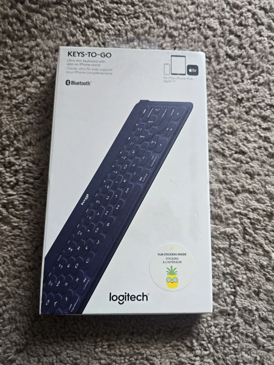 Logitech Keys-To-Go Wireless Bluetooth Keyboard, Blue