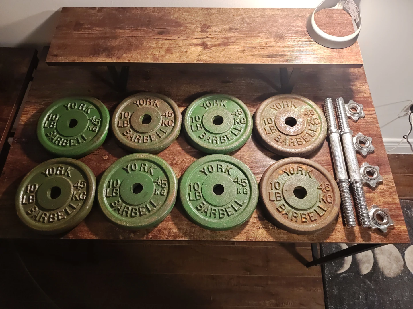 York Barbell Weight Plates and Dumbbell Handles