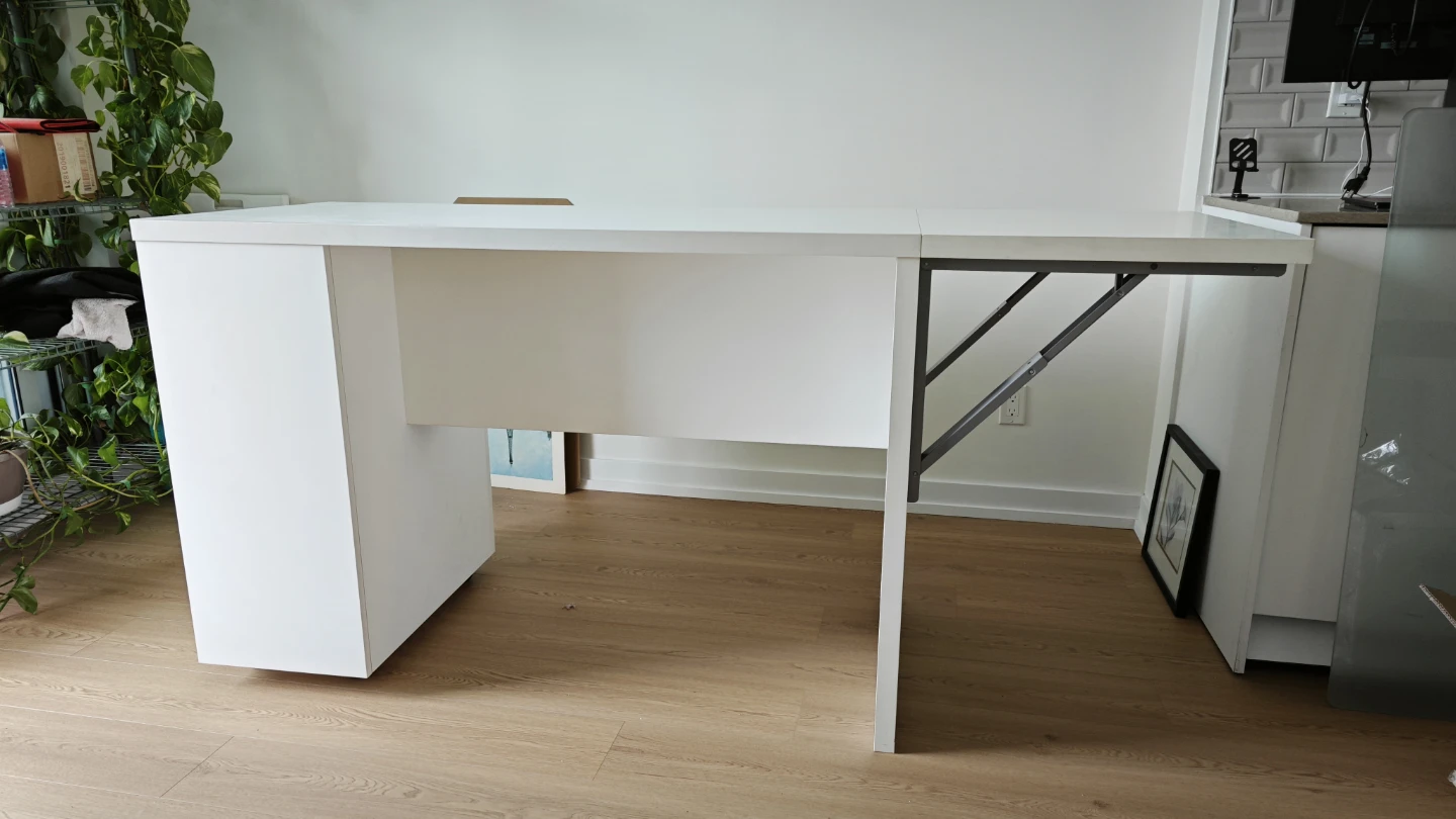 Kitchen island / bar table with Storage Shelves - photo 4