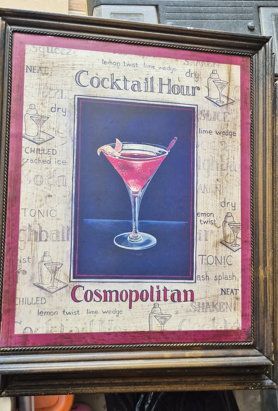 Framed Cocktail Hour Art Print - photo 3