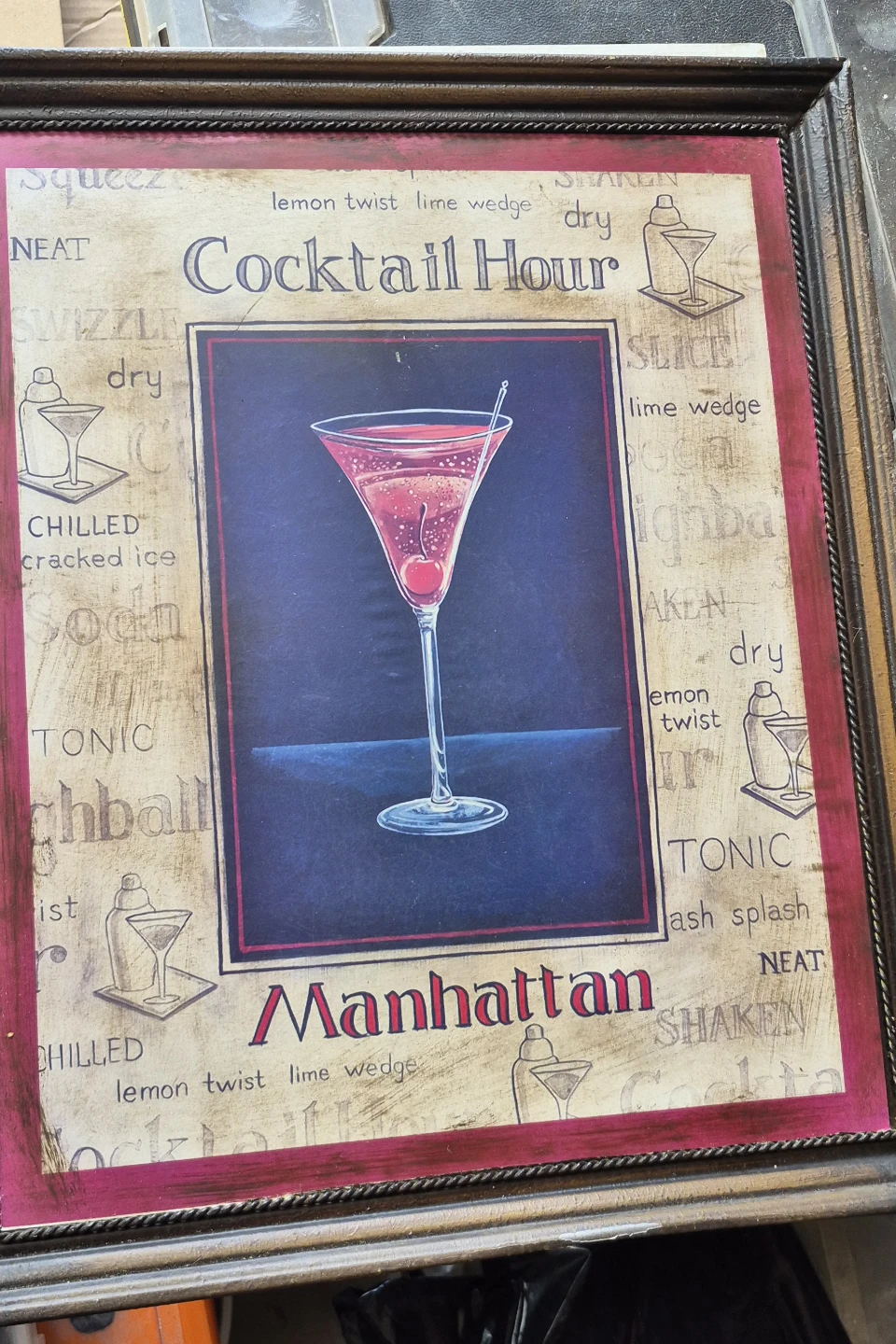 Framed Cocktail Hour Art Print - photo 4