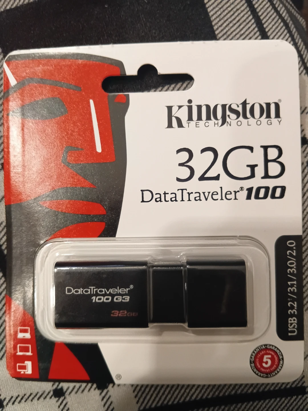 Kingston DataTraveler 100 G3 USB Flash Drive 32GB