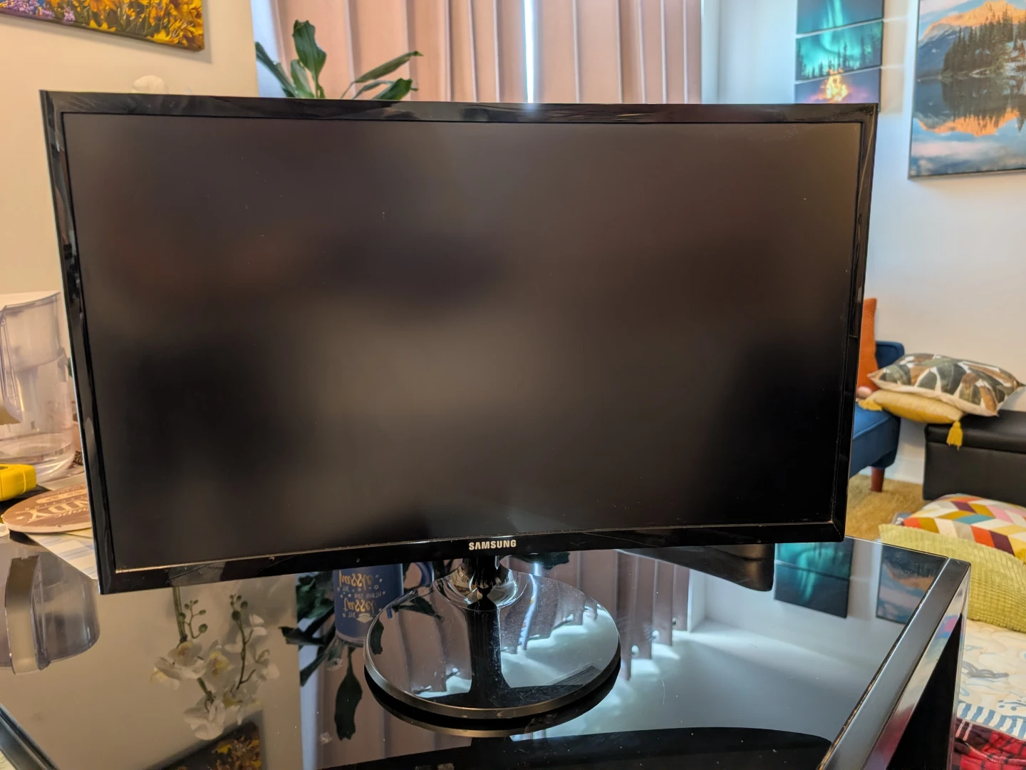 Curved Samsung Monitor 24 inch Full HD (1080P)