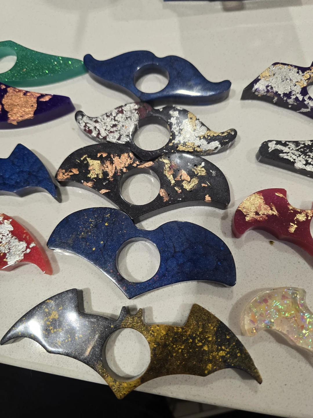 Handmade Resin Bookmark Rings - photo 4