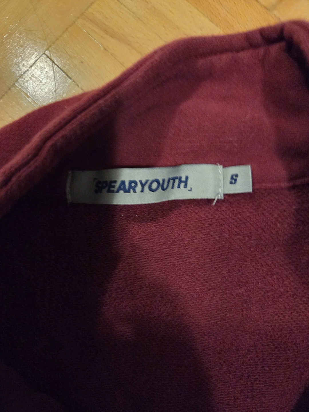 SPEARYOUTH Maroon Track Jacket - Size S - photo 3