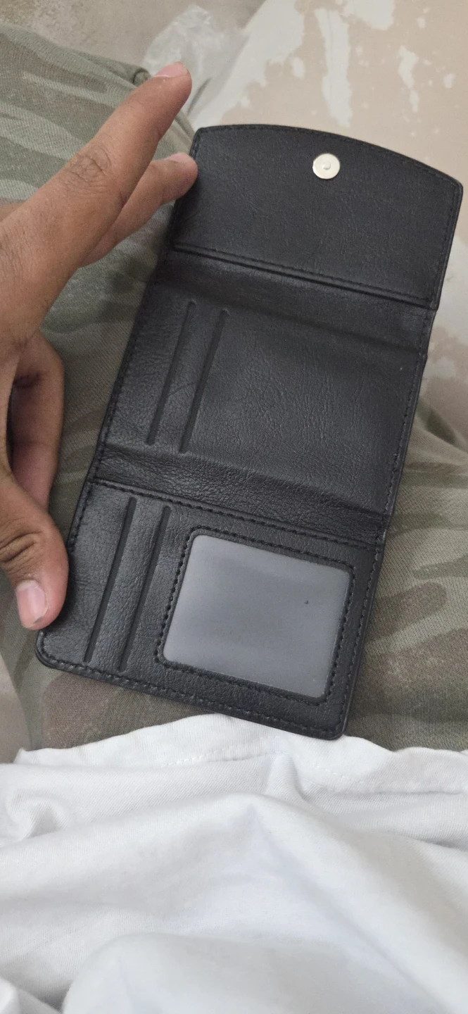 Chrome Hearts Black Leather Bifold Wallet - photo 2