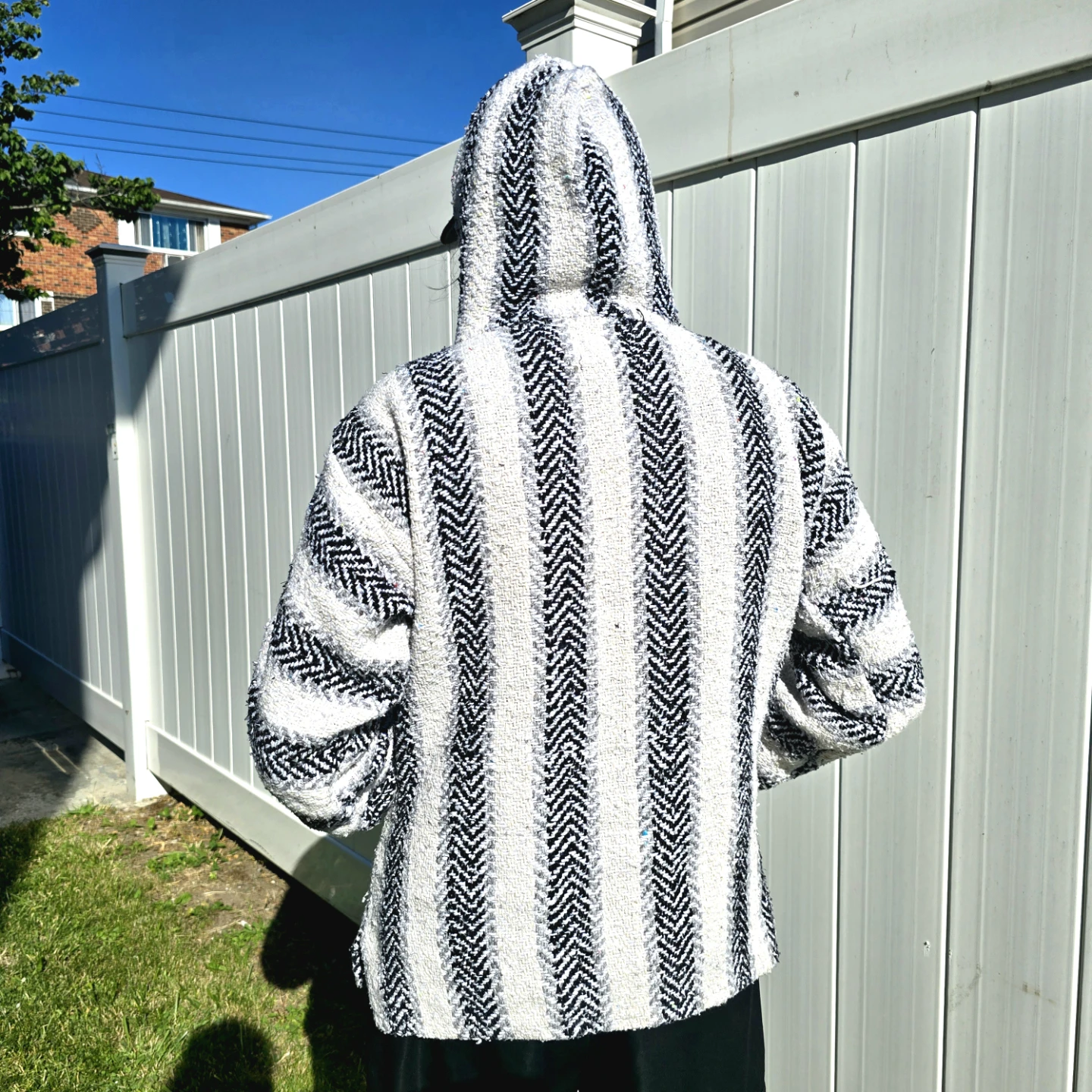 Hooded Baja Mexican Blanket Pullover Hoodie - photo 3