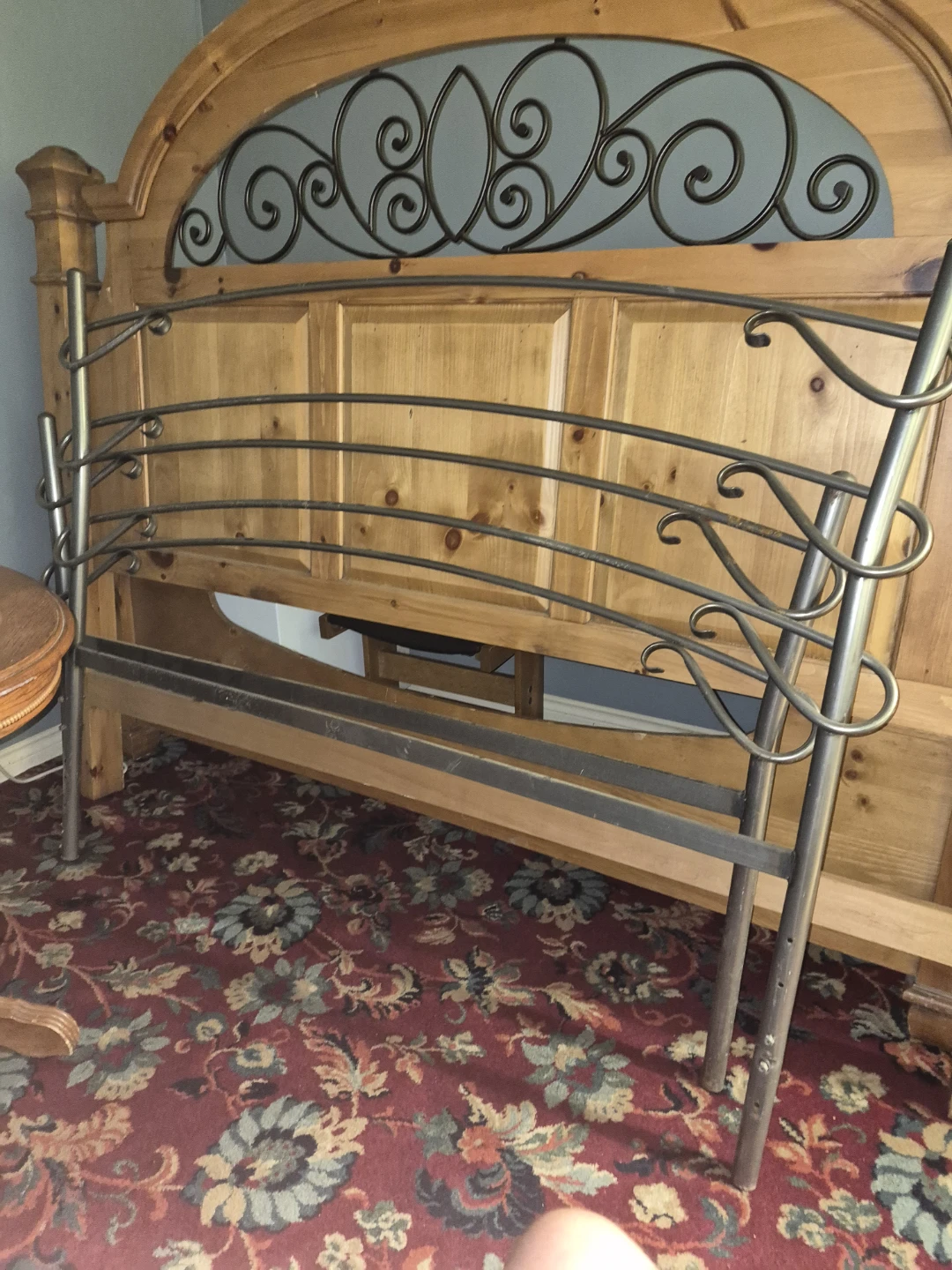 Metal Headboard and Footboard - photo 2