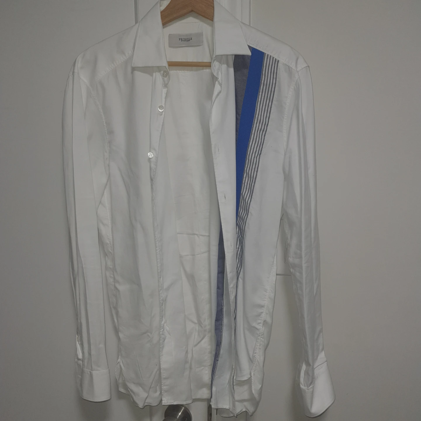 Pringle of Scotland White Button-Up Shirt
