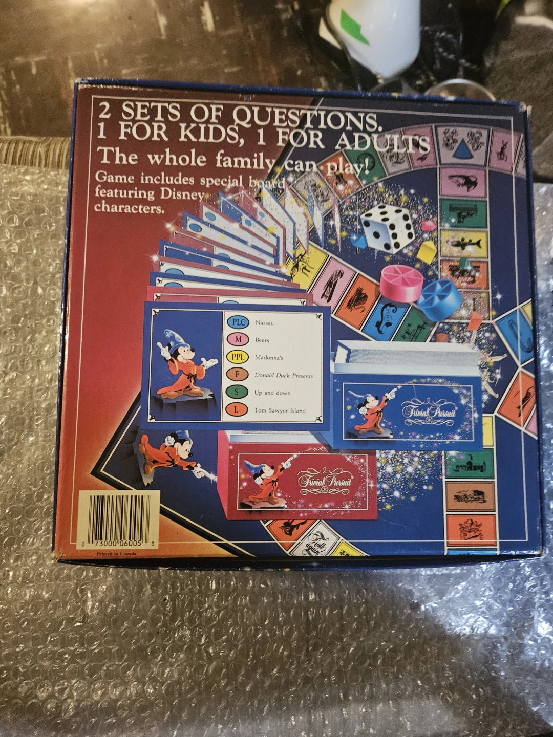 Trivial Pursuit Family Edition Featuring the Magic of Disney - photo 3