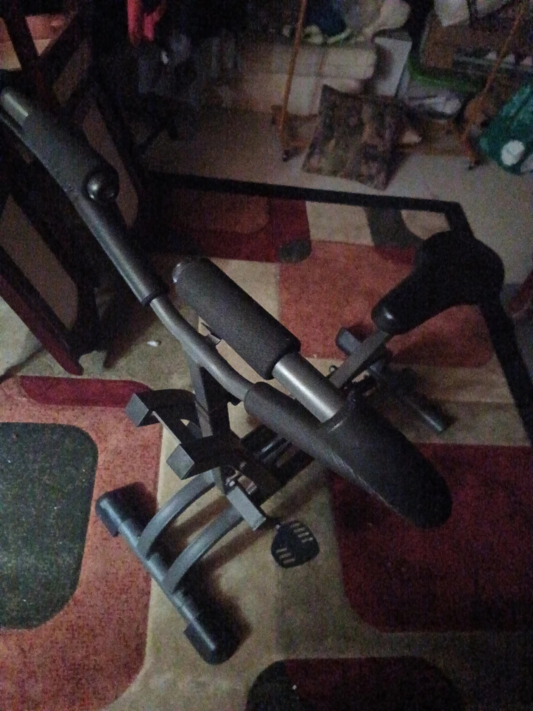 Black Exercise Machine