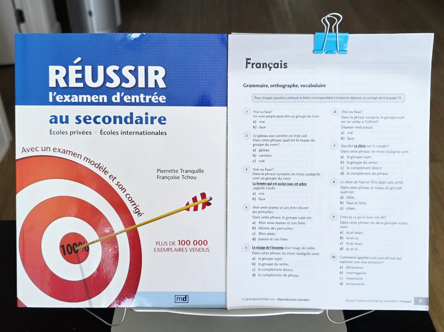 Entrance Exam Prep Books / Préparation à l'examen d'admission - photo 3