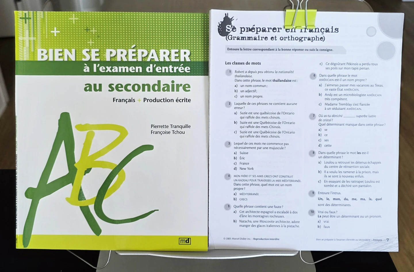 Entrance Exam Prep Books / Préparation à l'examen d'admission - photo 5