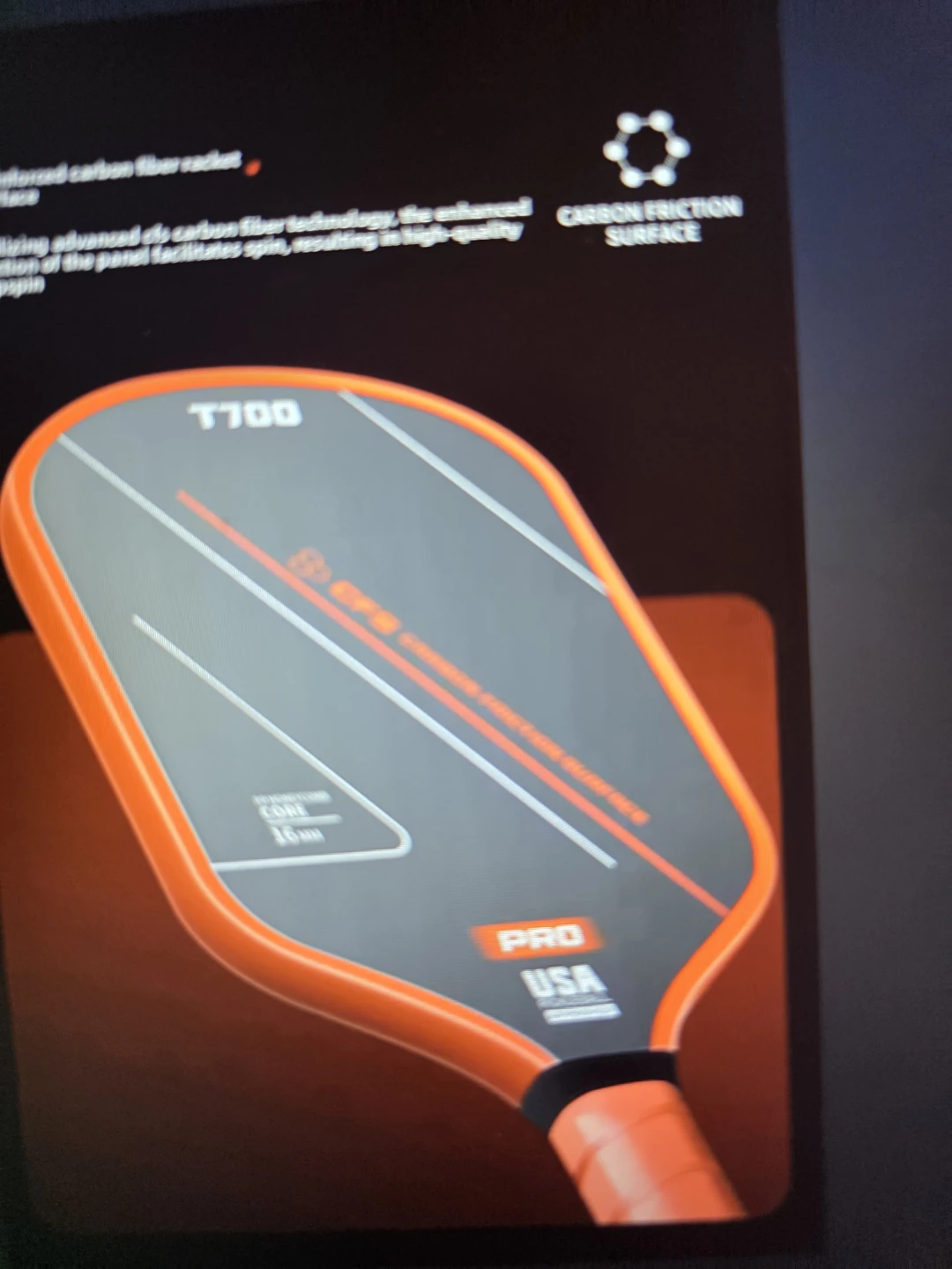 PRO USA T700 Pickleball Paddle - photo 4