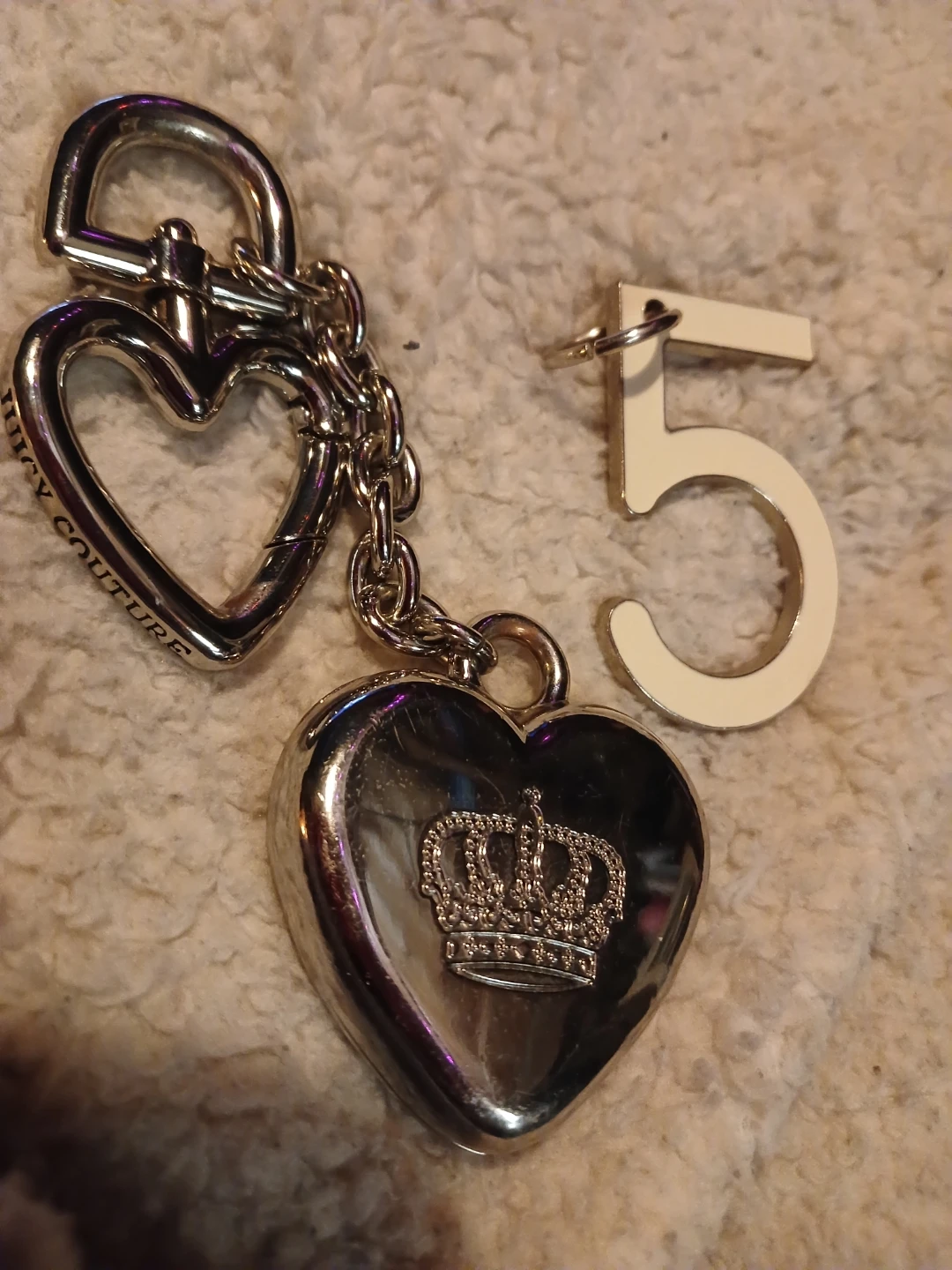 Juicy Couture & #5 Keychains
