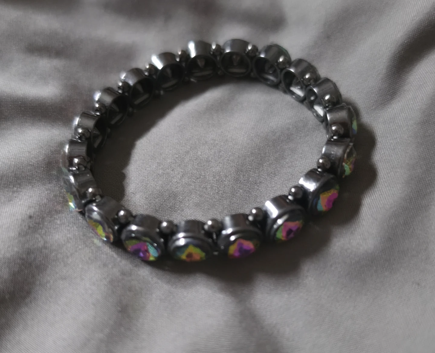 Crystal Beaded Stretchy Bracelet