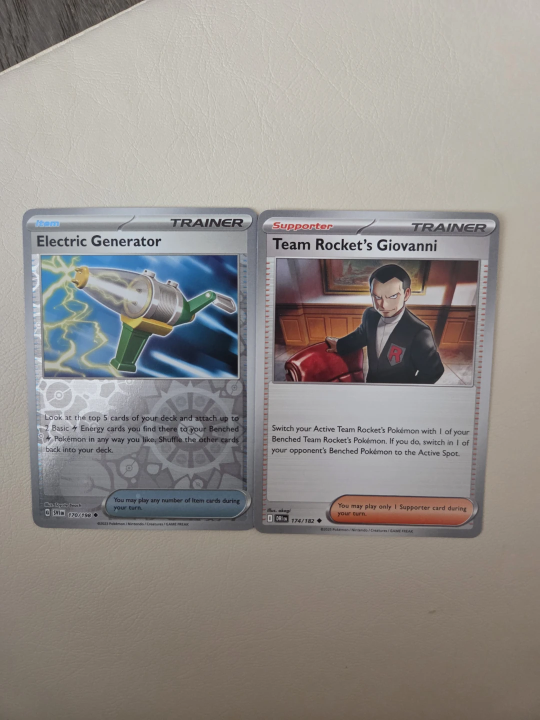 Pokémon TCG Trainer Cards