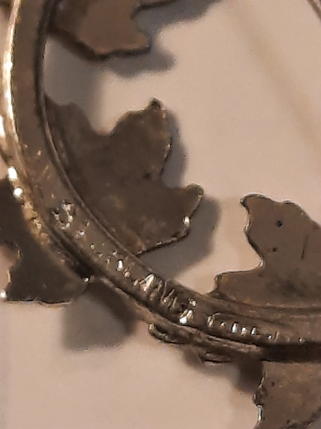 2 sterling silver brooches - Flower & Maple Leaf - photo 4