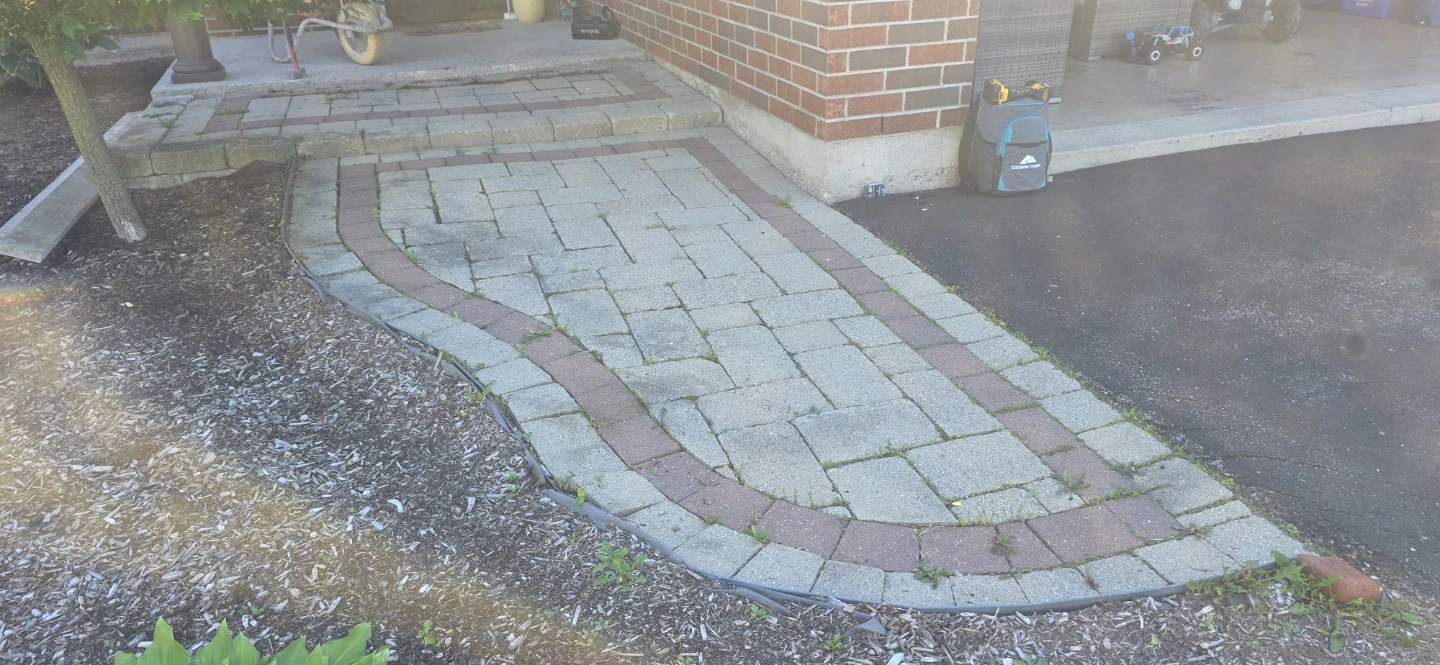 FREE Interlocking Pavers for Walkway and Steps