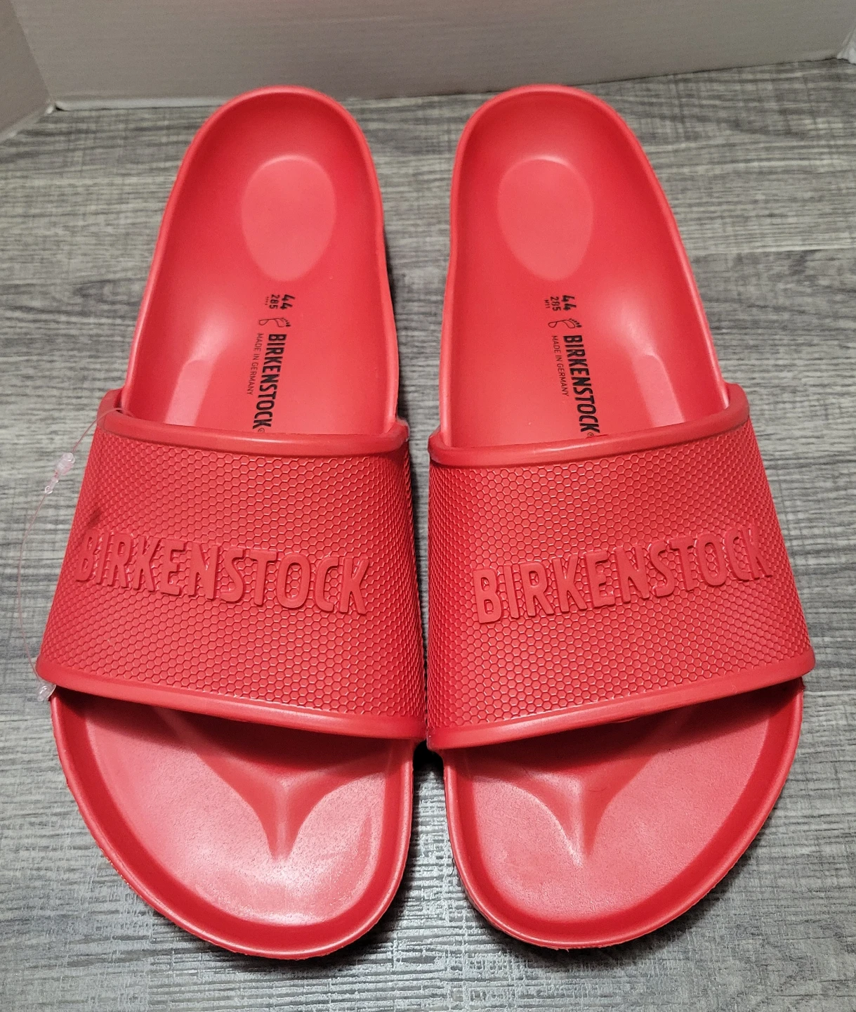 Birkenstock Red Slides Size 44 ( US size 11)