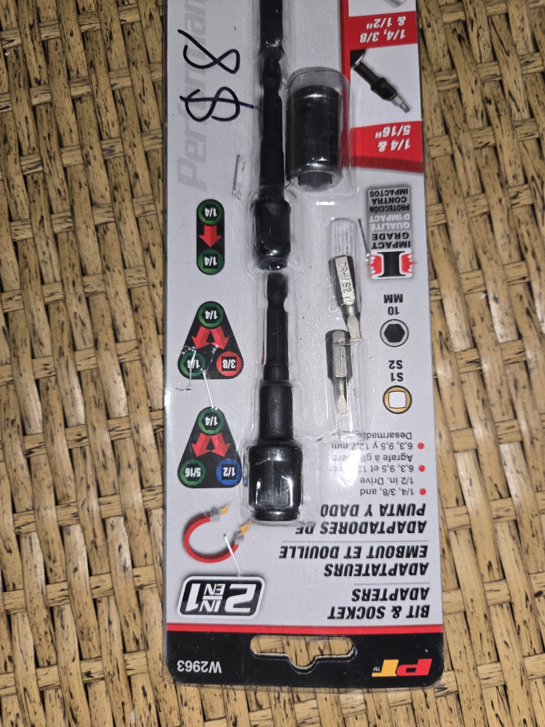 Performance Tool 2-in-1 Bit & Socket Adapters