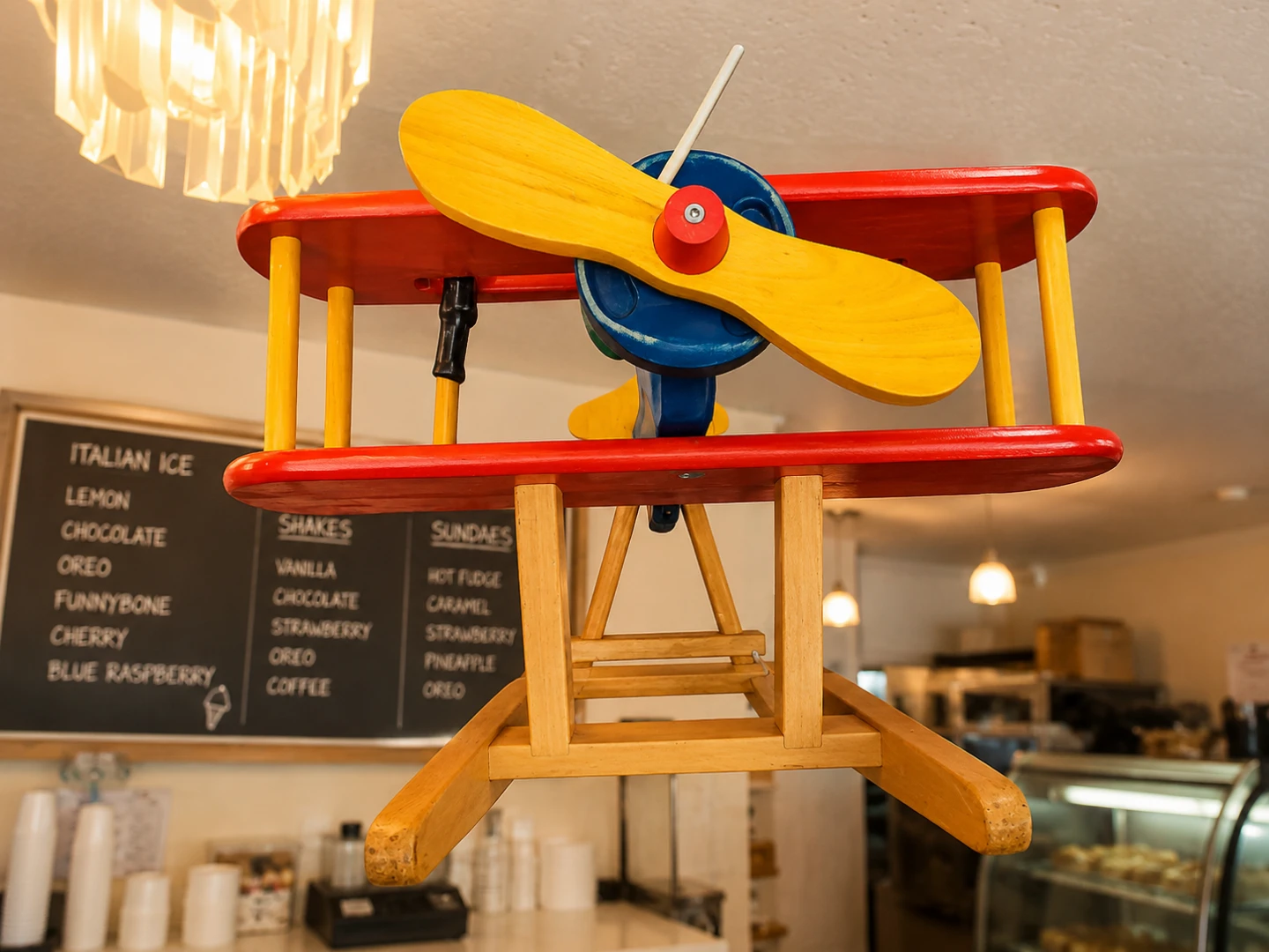 Wooden Toy Biplane