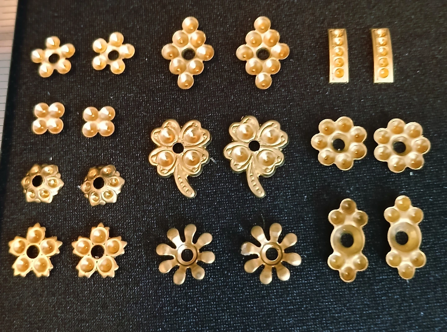 20 pc of brass Charms/Beads/Filligrees