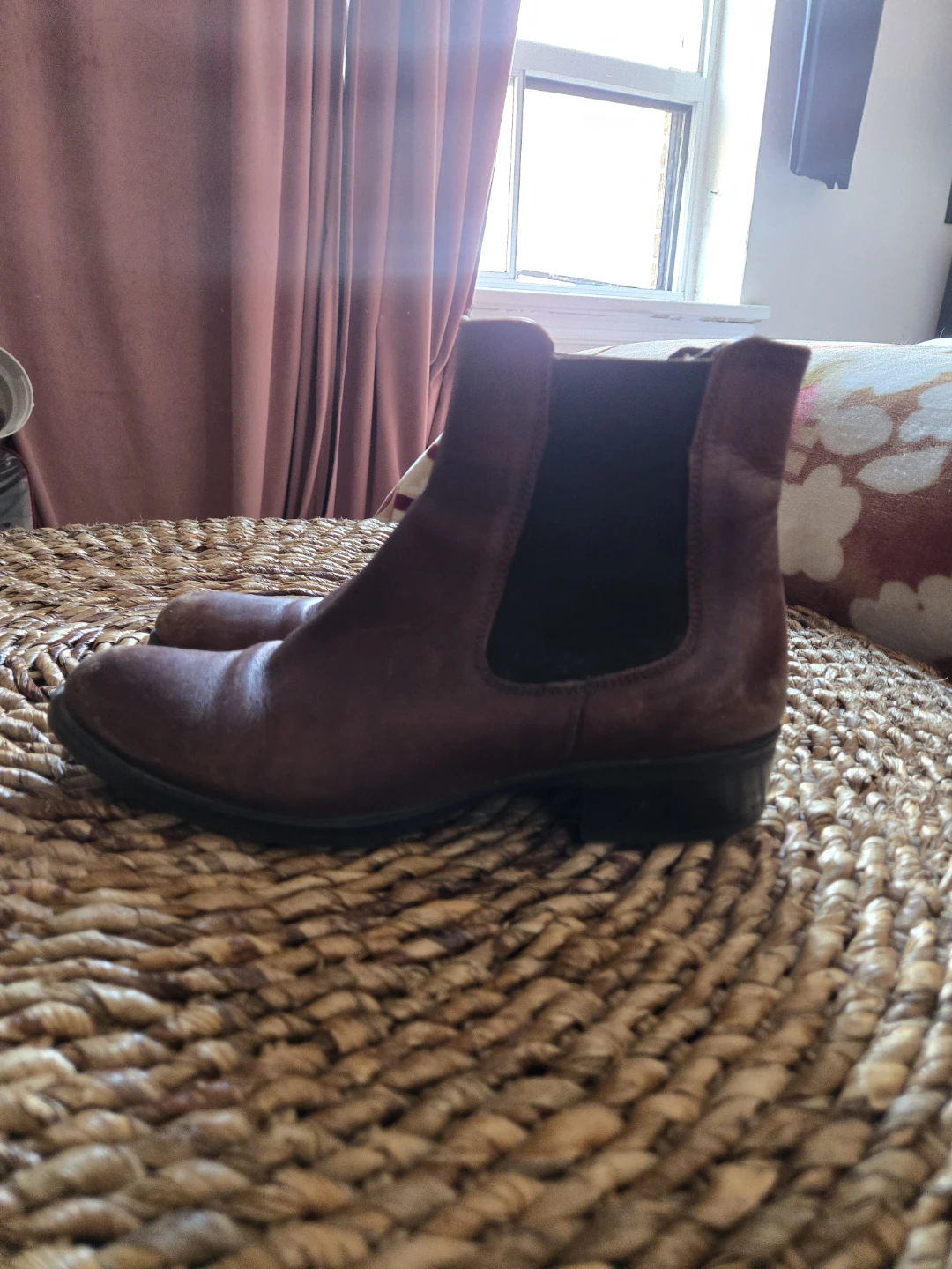 Brown Leather Chelsea Boots