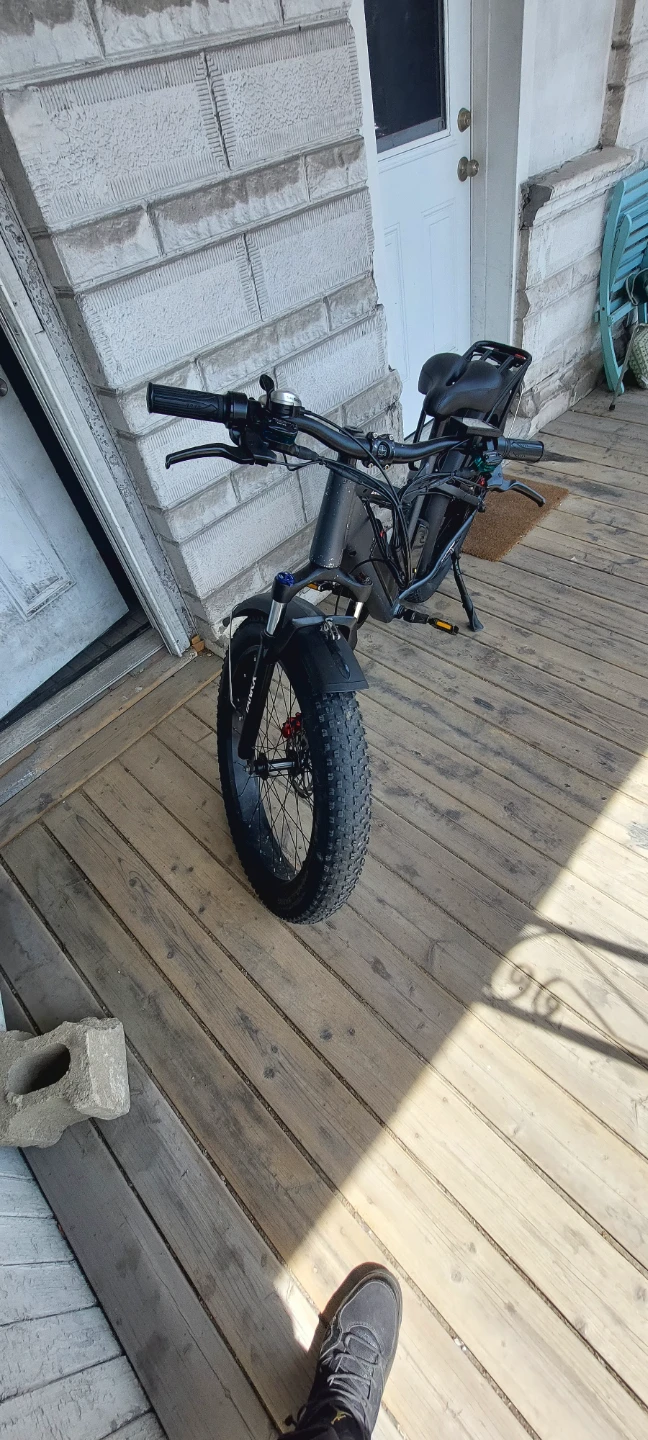 Tankx Fat Tire Electric Bike with Rack - photo 5