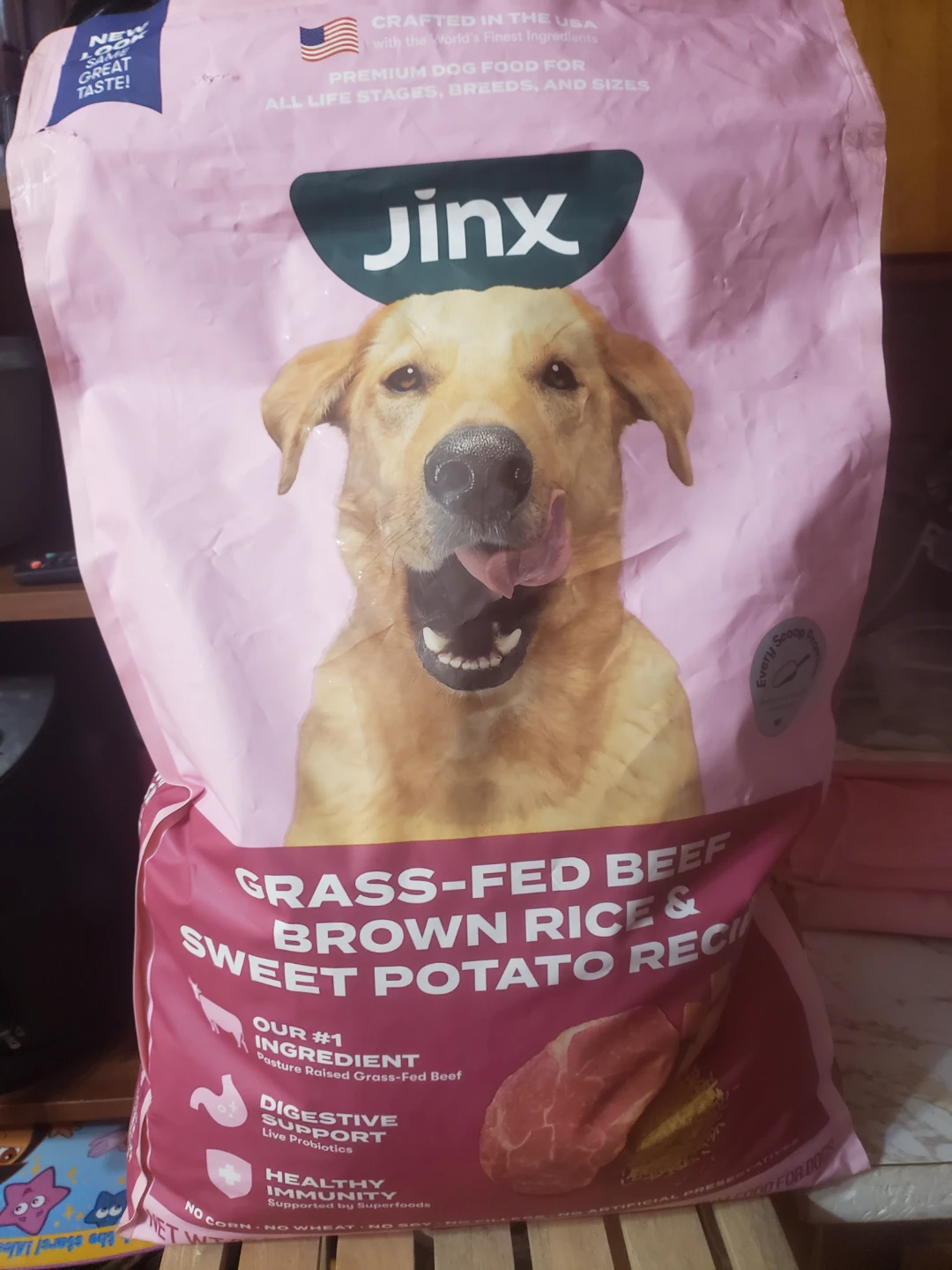 Jinx Grain-Free Atlantic Salmon, Sweet Potato & Carrot Dog Food