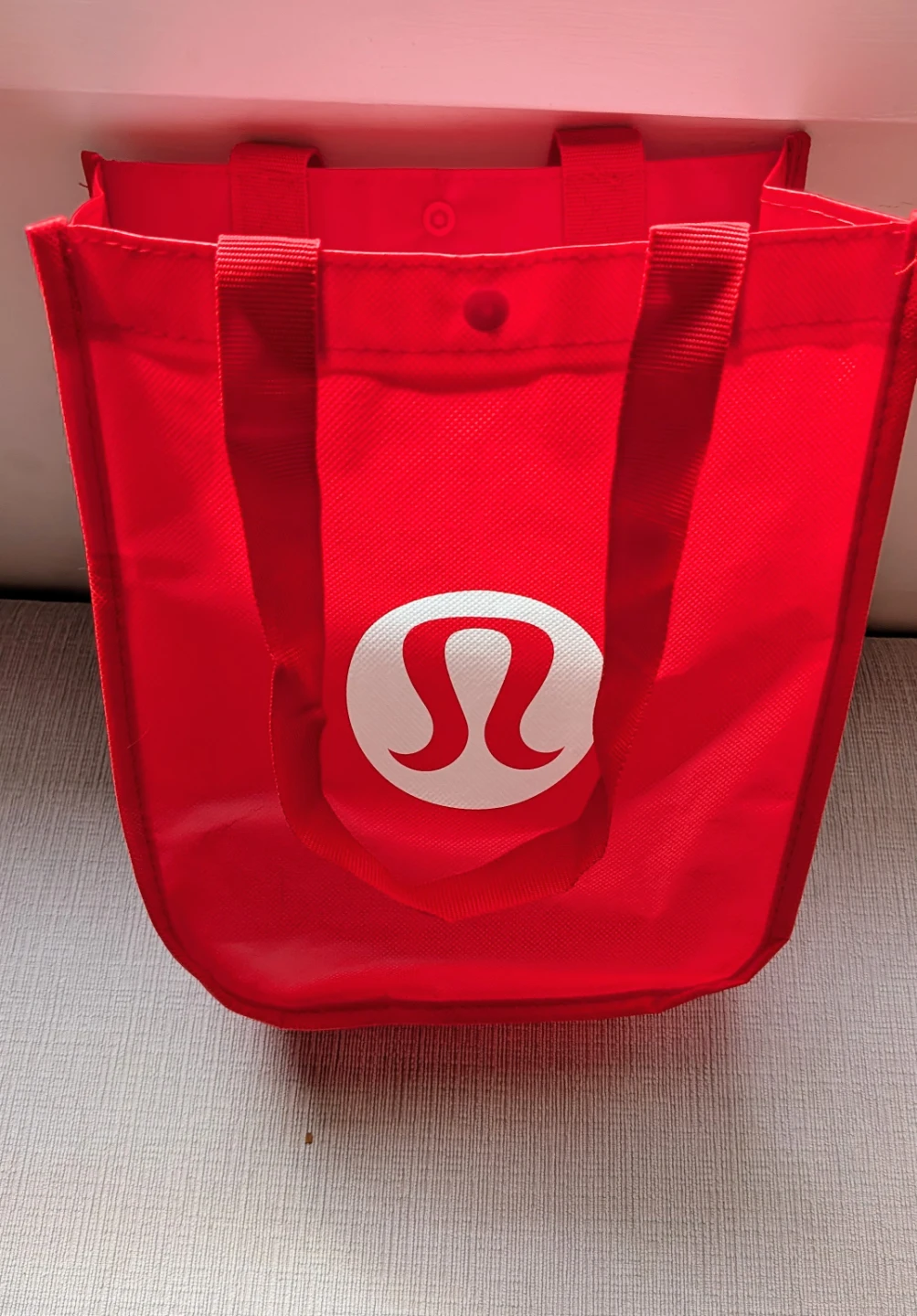 Brand New Lululemon Red "Made to Feel" Tote Bag - photo 3