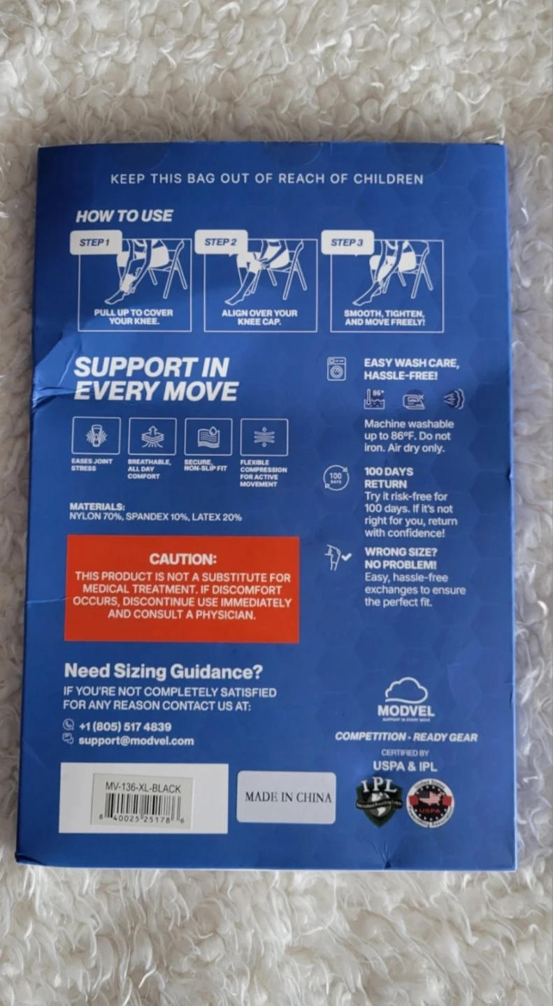 Modvel Knee Brace Pair - XL ⚽ - photo 2