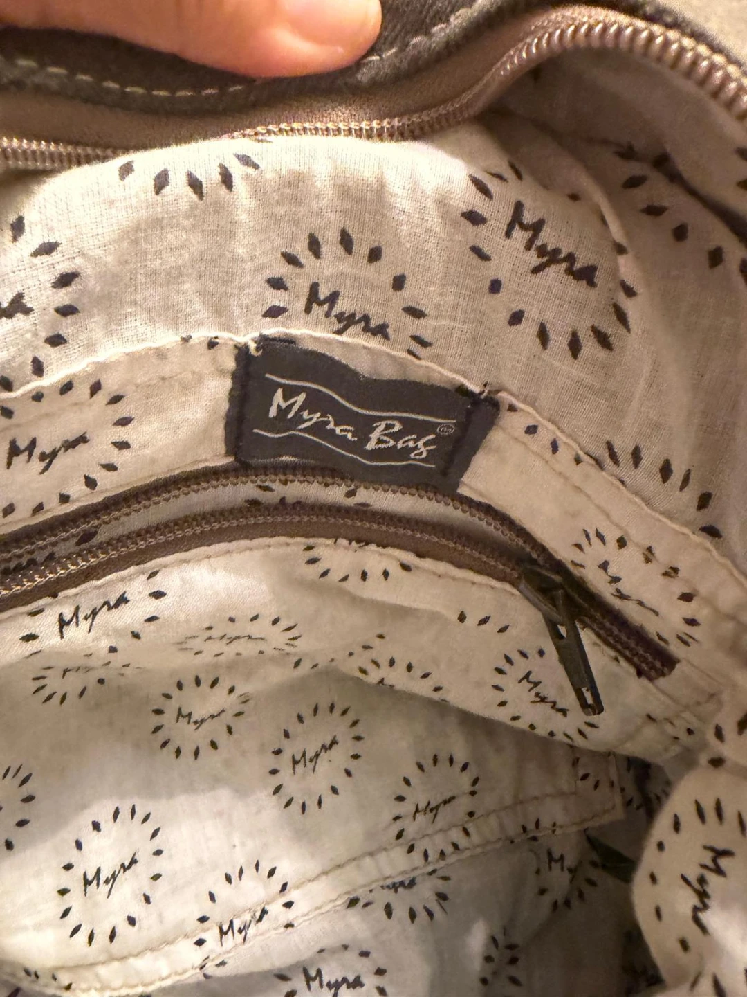 Myra Bag Tribal Print Leather Flap Backpack - photo 5