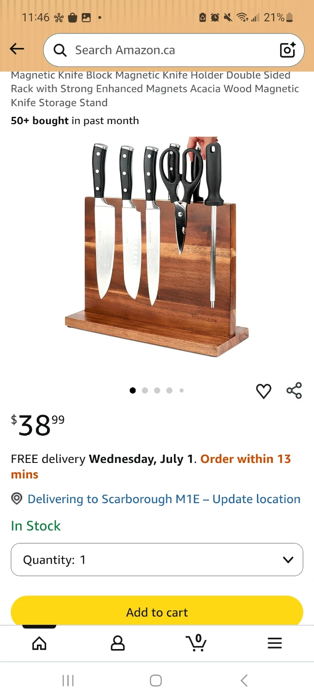 New PEEK Magnetic Knife Board