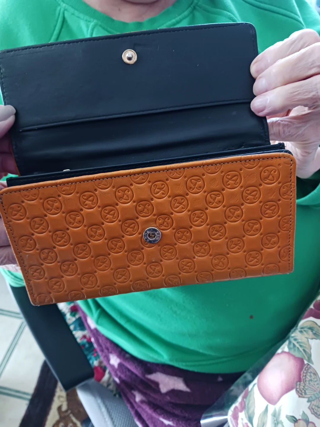 Brown Embossed Wallet