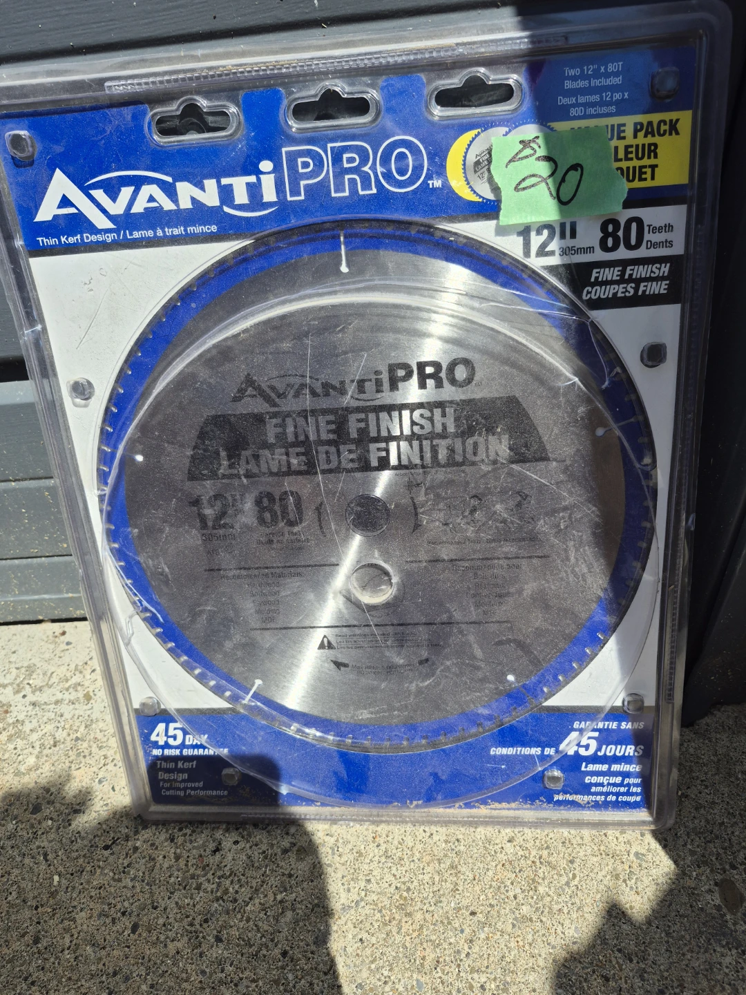AvantiPRO 12" Fine Finish Saw Blades (2-Pack)