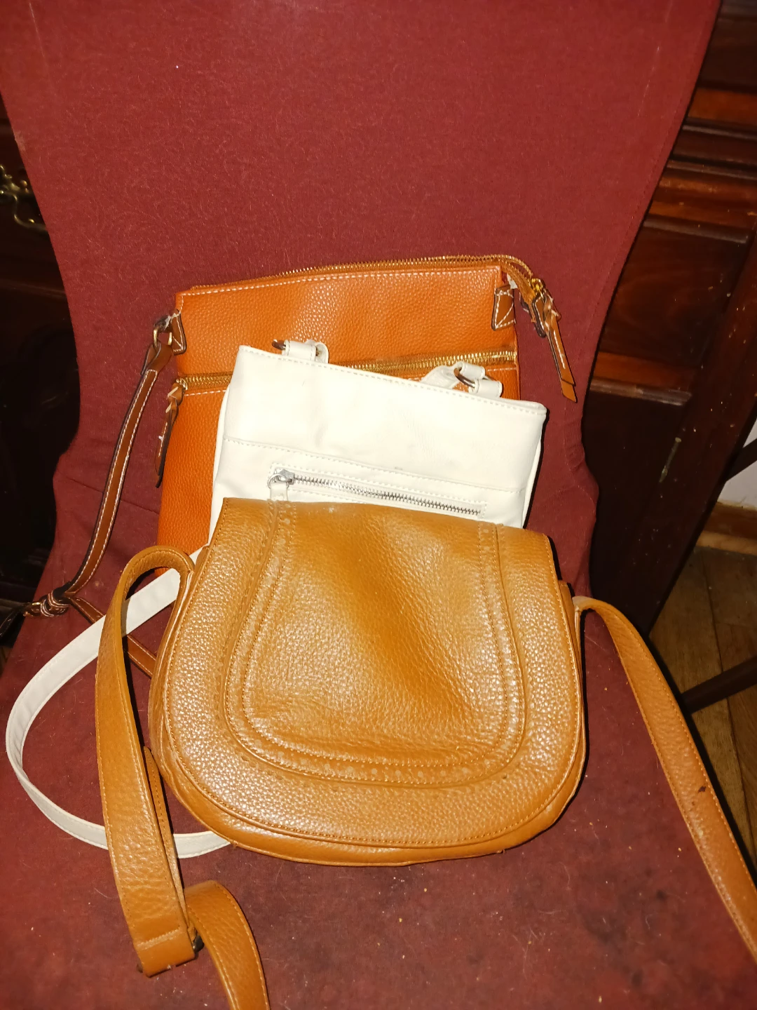 Dooney & Bourke Brown Leather Crossbody Bag