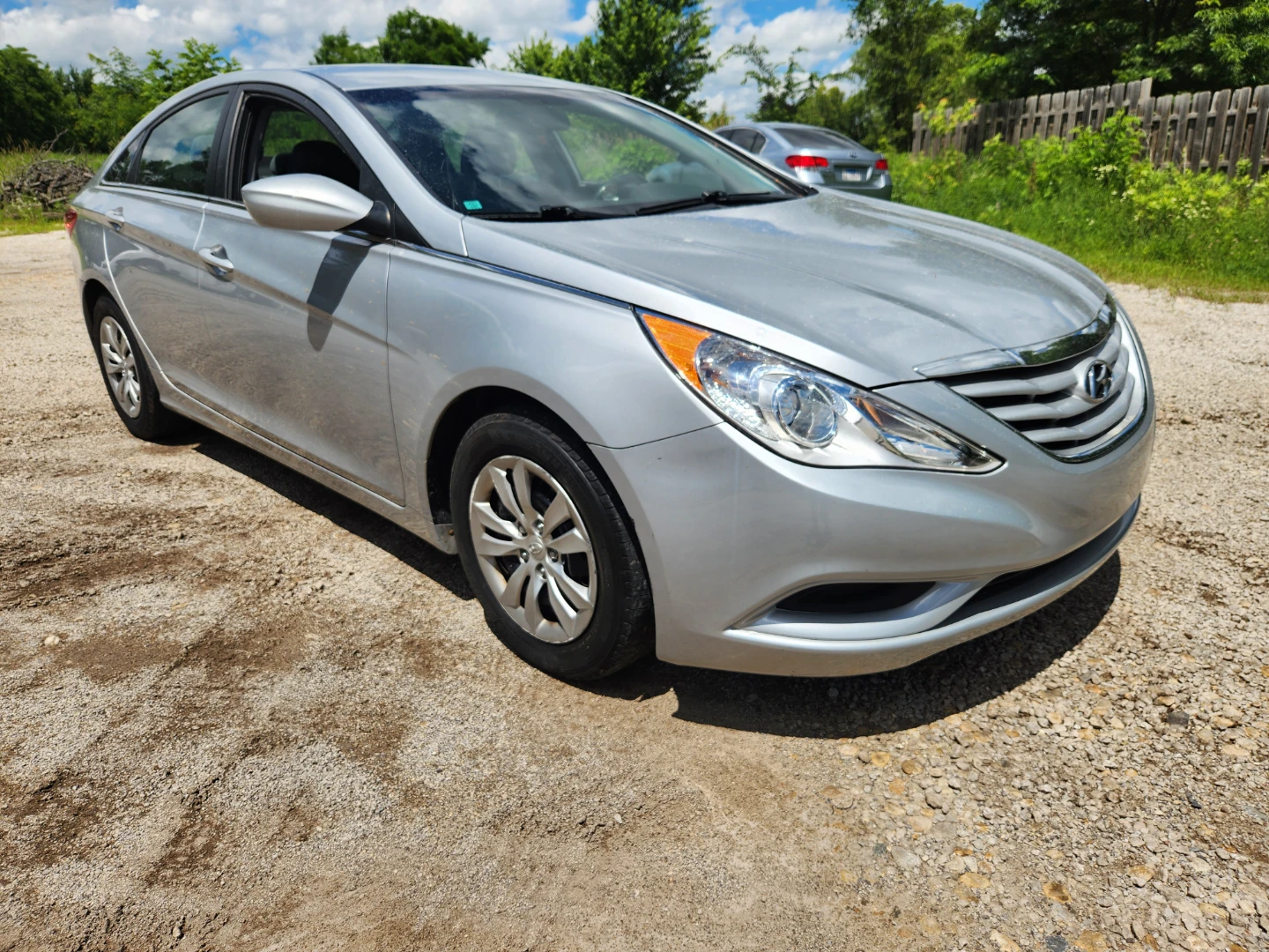 Silver Hyundai Sonata Sedan