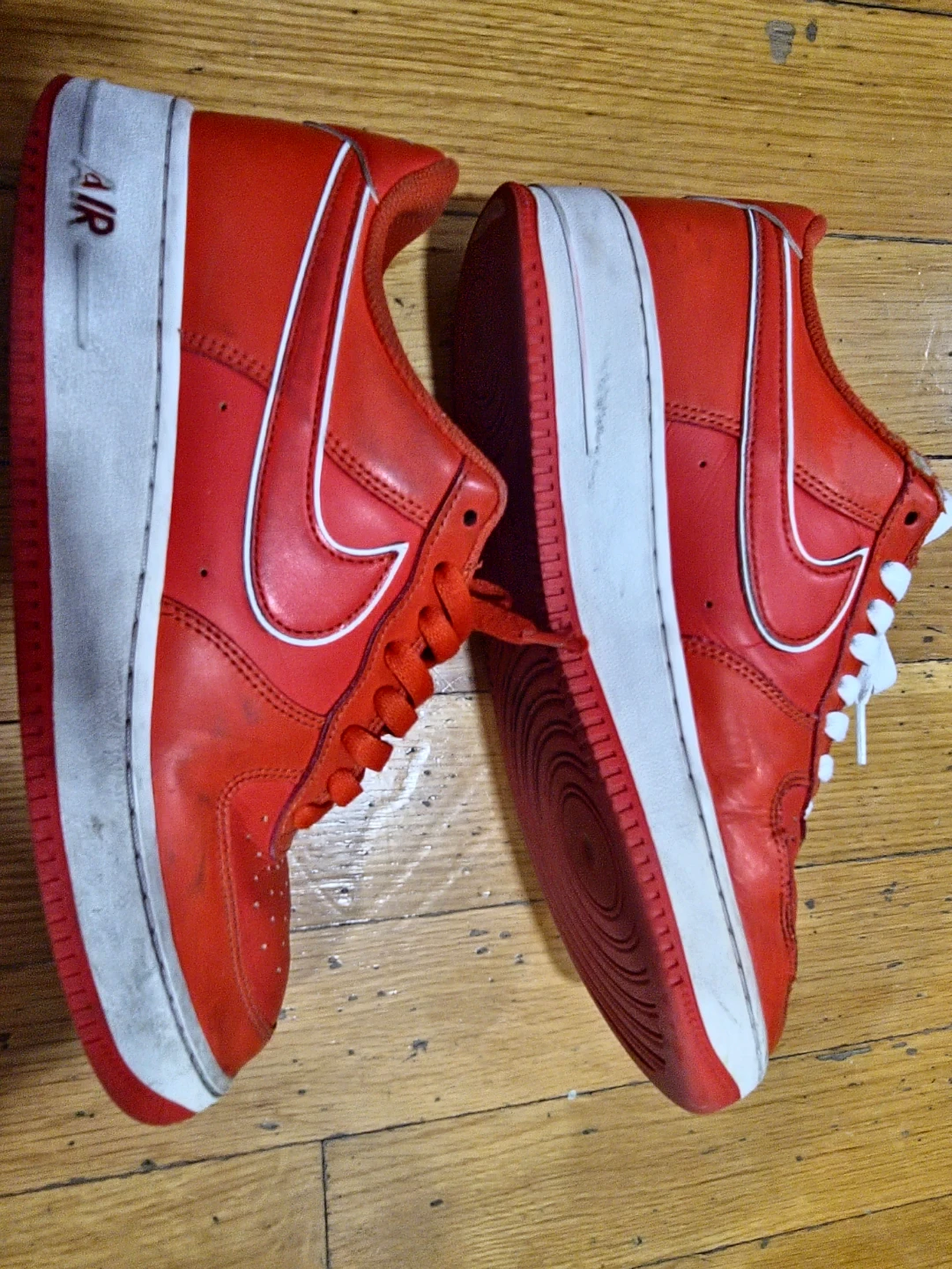 Nike Air Force 1 Red Sneakers - photo 3
