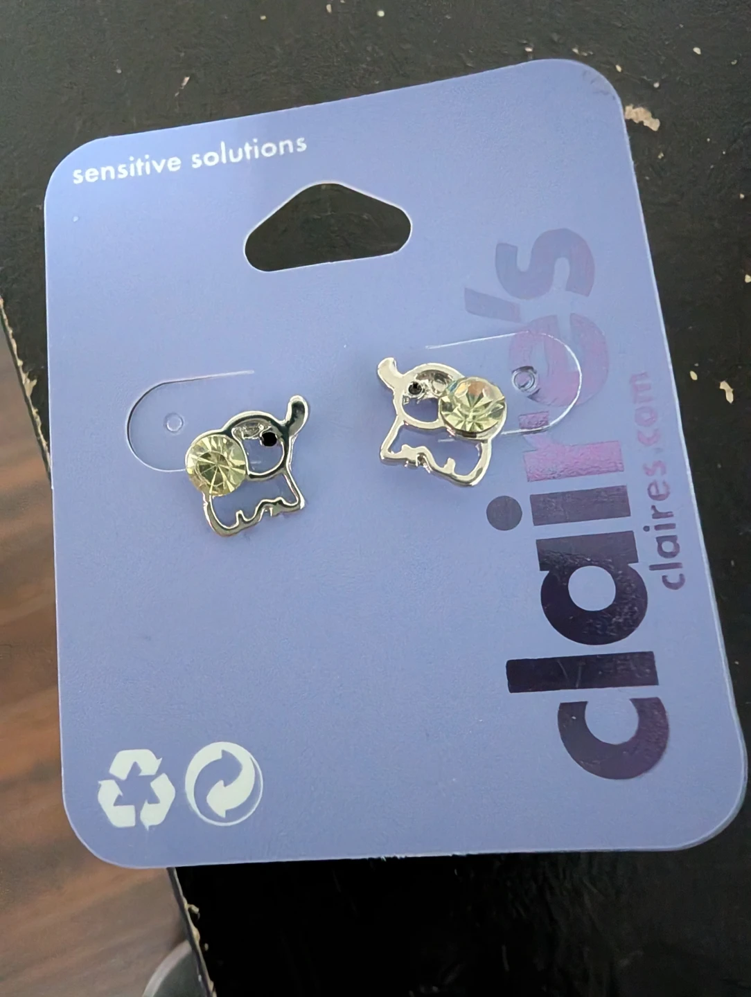 Claire's Elephant Stud Earrings