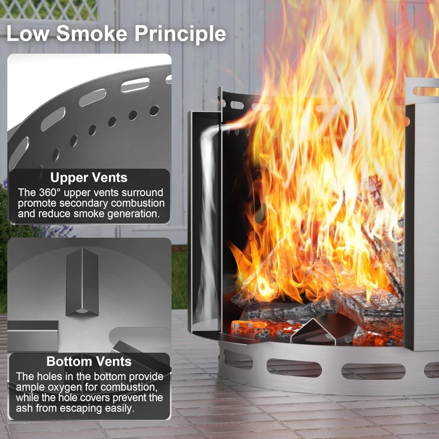 Stainless Steel Smokeless Fire Pit - photo 4