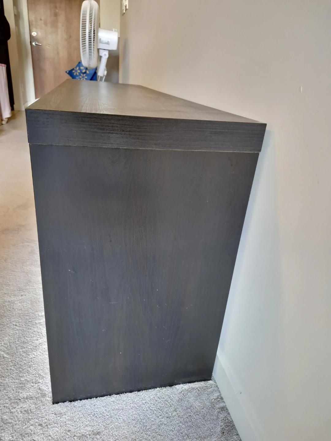Ikea Dark Wood Console Table with Shelf - photo 5