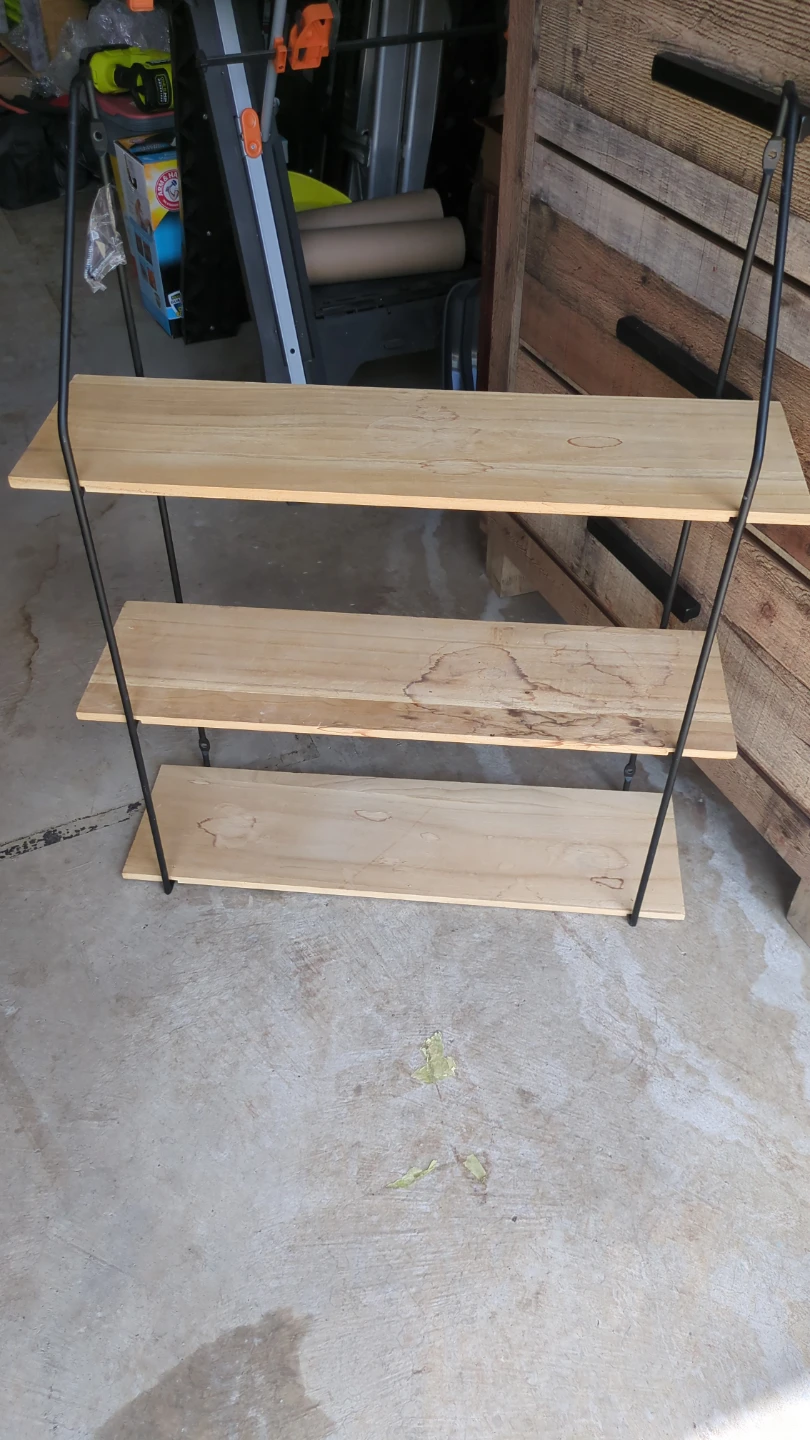 3-Tier Wooden Shelf Unit