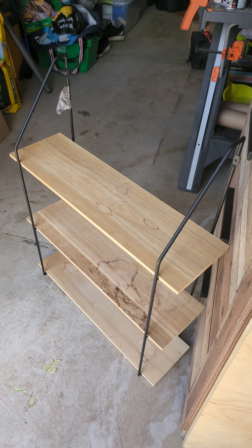 3-Tier Wooden Shelf Unit - photo 2