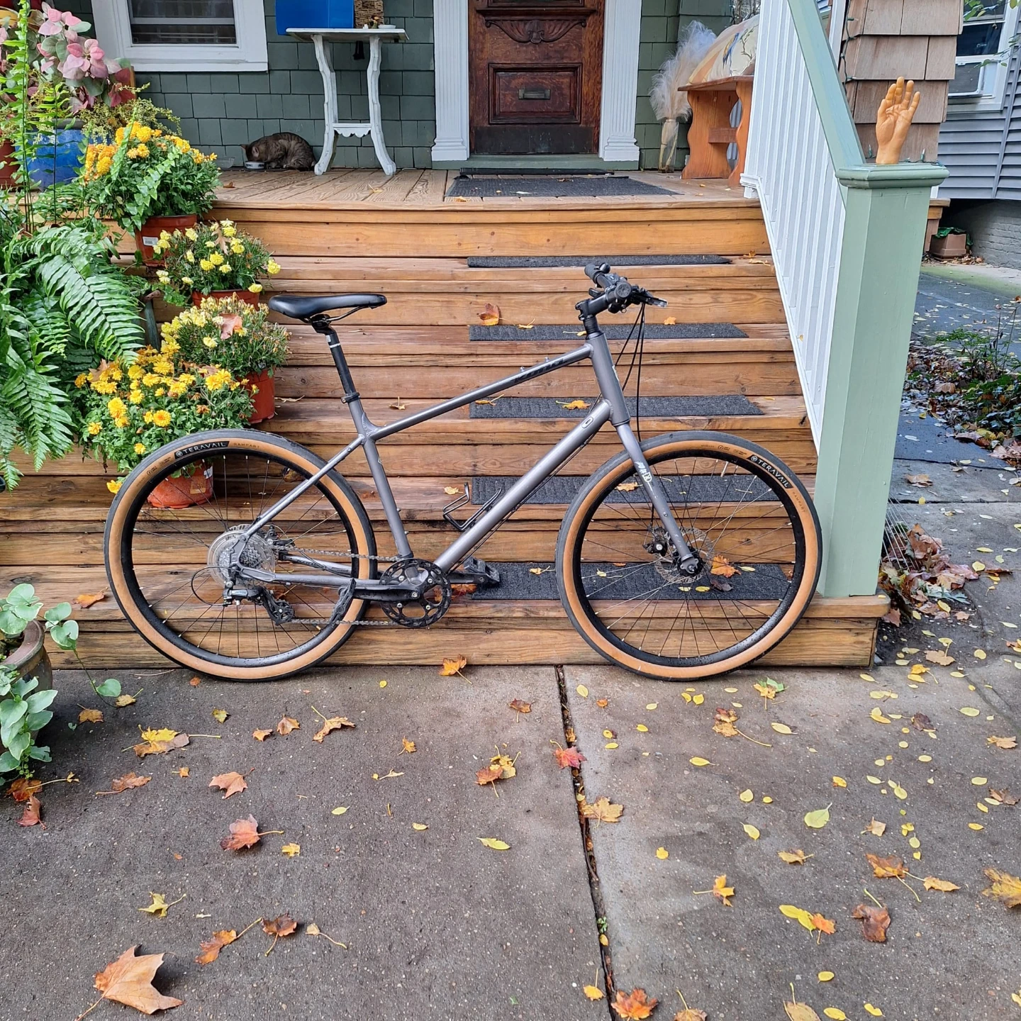 Gray Hybrid Bike / stolen bicycle - photo 2