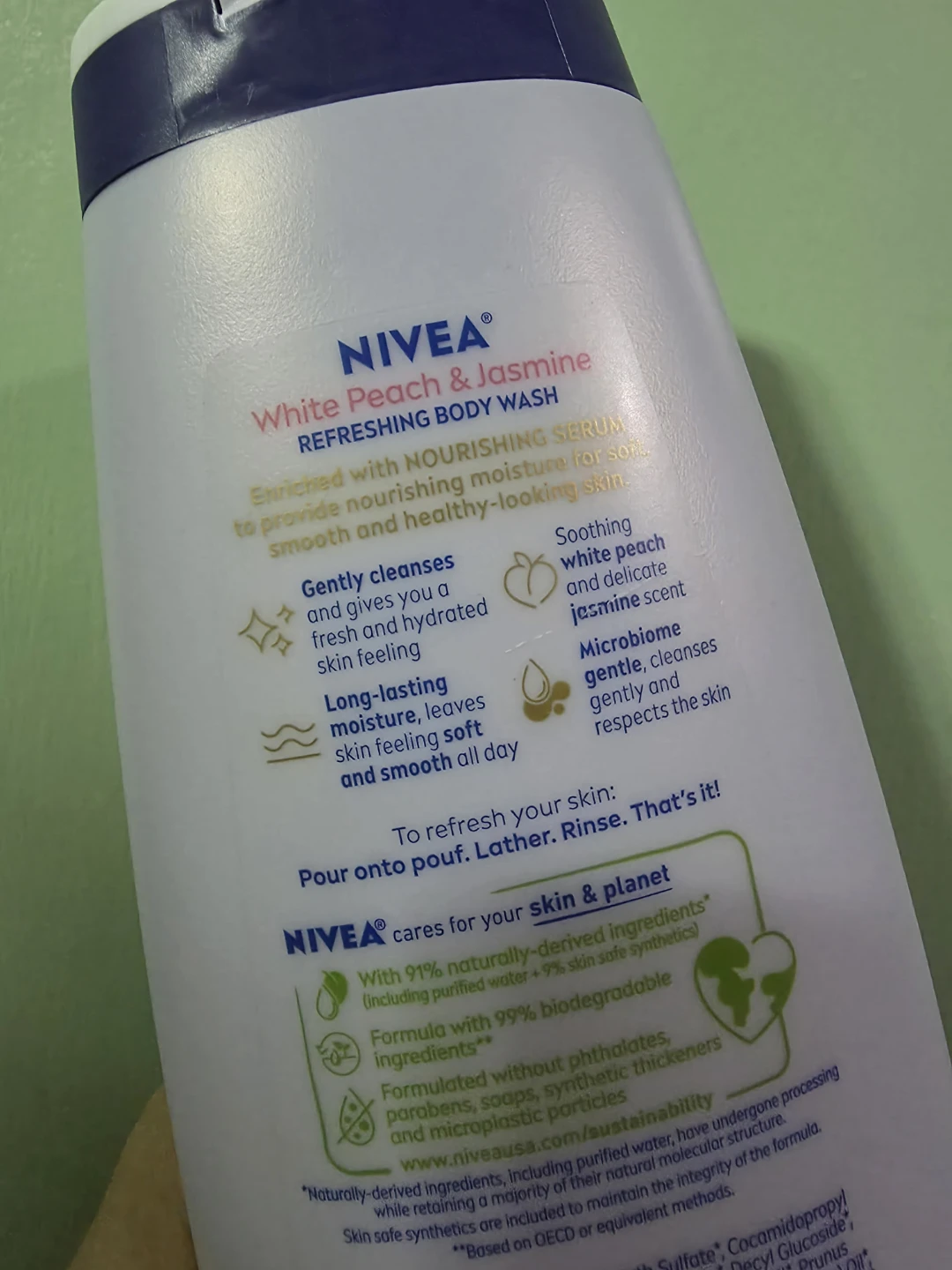 Nivea Body Wash White Peach & Jasmine ⚽️ - photo 2
