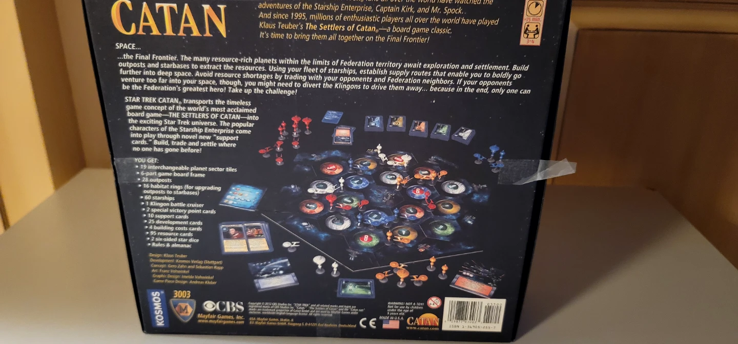 Star Trek Catan: Settling the Final Frontier Board Game - photo 4