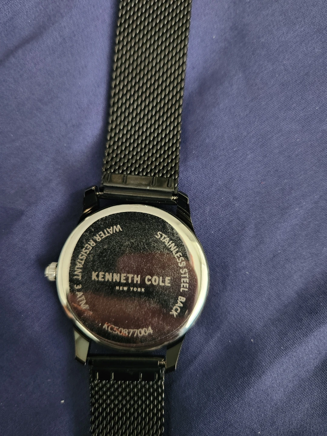 Kenneth Cole Black Mesh Band Watch - photo 2